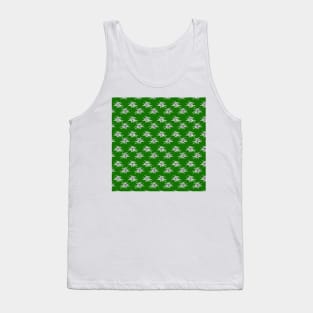 green white abstract background pattern Tank Top